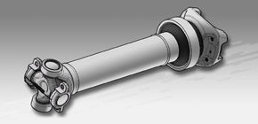 P300 Scania Midship Propshaft 710mm W-W (oe 1758815)