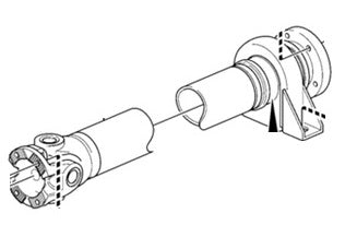 PROPSHAFT VOLVO WHEEL LOADER - L70/L90F/G oe 15085418