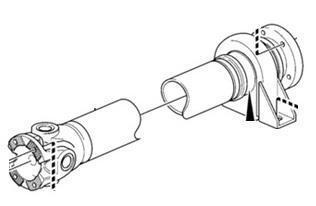 Propshaft DAF - OE 1994635 L=940mm