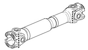 SLIDING PROPSHAFT VOLVO WHEEL LOADER  - L110F/G/L120F/G oe 15085421